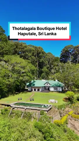 Thotalagala plantation house is set on a private estate within a working tea plantation in Haputale Sri Lanka. This hillside tea planter's bungalow is today turned into a luxurious boutique hotel with seven rooms that are lavishly decorated with original 19th century furnishings with direct links to the heritage of the Sri Lankan hill country. The bungalow is set on the edge of a hill providing it with endless views of the surrounding mountains and valleys! #srilanka #visitsrilanka #srilankadaily #travelsrilanka #thotalagala #haputale #srilankatravel #fypシ゚viral #travel #luxurytravel #luxurytraveladvisor #ellasrilanka 