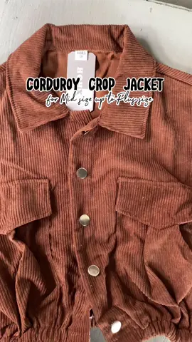 for mid size and plus size girlies out there ❤️❤️❤️ #midsize #plussize #corduroy #corduroyjacket #jacket #cropjacket #fyp #foryou #foryoupage #cropped 