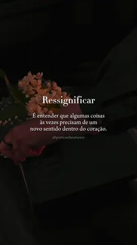 Para viver leve ressignifique o que passou e se abra para o que virá. ✨ #poeticasdanatureza #ressignificar #calmaria #sentimentos #sentido #inspiração #frasesereflexões #almaleve #levezanaalma #frases #coragem #reflexão 