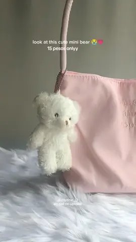 it's soooo cute #fyp #tiktokfinds #cute #bear #teddybear #keychain #plushie 