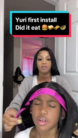 Yuri really begged me to do a wig on her , she took it right off once we picked amir up 😂😂😂😂😂😂. Our bonding time tag @unicehair @unicehairofficial and add #unicebyebyeknotswig #byebyeknotswig #unicehair ##yuri #motheplug #kidsontiktok 