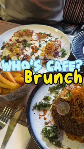 Asian style brunch?! Yes please 🤤😍Fully influenced by @Brodies_bites_ with Who’s cafe in Paisley! We were kindly invited down by the owner who is from Hong Kong and wanted to Asain style brunch dishes to Glasgow! 😚 #glasgow #glasgowfoodie #paisley #thedarcytwins #brunch 