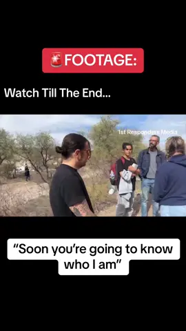 🚨FOOTAGE: “SOON YOU WILL KNOW WHO I AM” These are some types of the people that are going coming through our border.  • • • • • •  #tags  • #usa #us #america #texas #arizona #border #southernborder #immigration #migrants #invasion #news #breaking #inform #republican #democrats #politics #scary #creepy #tiktok #conspiracy #horror #fyp #fypage #fypシ #fypp #foryoupage #foryou