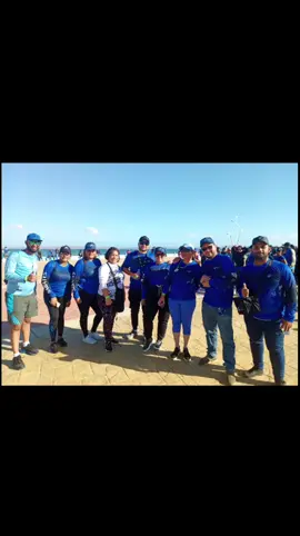 Parte del equipo de Sabates en la gran caminata por los 5K en el marco dia Internacional del Maestro y la Maestra #somossabates🇻🇪💙