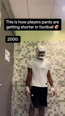 EVOLUTION of DRIP 😎🙌 (Via xaviermason18/fb) #drip #footballpants #pantslength #highschoolsports #highschoolfootball #accurate 