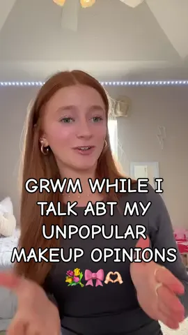 GRWM while I talk abt my unpopular makeup opinions! Lmk your thoughts/opinions! 💐🎀🫶🏻 #fyp #grwm #grwmroutine #grwmmakeup #grwmtalk #unpopularopinion #unpopularopinions ##controversial #controversialopinion #makeuptrendsihate