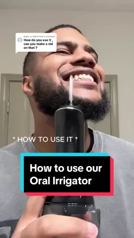 Replying to @Adil Khalid Add this to your oral hygiene routine! #mysmile #oralhygiene #waterfloss #oralirrigator 