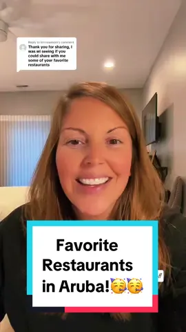 Replying to @lorinewmom these are some of our favorite restaurants in Aruba!!   This is a long one, but worth it to help plan your trip to Aruba!  Also, how many times do I say 10 out if 10!?  Haha #aruba #arubavacationtips #onehappyisland #Foodie #food #restaurants #delicious 