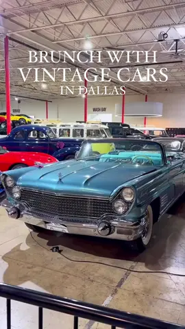 This brunch spot is apart of a members only auto club where you can dine with a view of amazing vintage cars 😍 you need Derby Dallas 🚗✨ The Derby is definitely unlike any restaurant in Dallas. Most of the building is a member’s only automotive club. But the downstairs is called The Derby and it has a restaurant and bar that is Open to the public! Think Southern brunch + unique cocktails. Pictured is the Chicken & Waffles, the Cinnamon Rolls appetizer, plus the Breakfast Tots appetizer. And of course a cocktail, the Aperol Spritz 🥂 I was a bit disappointed with the Chicken & Waffles cause they were dry, but I loved the cheesey Southern tots with white gravy + jalapeños 👏🏼 and the cocktails were 🔥🔥🔥 this is definitely a unique option for brunch that I had no idea existed in the city. They also do garage tours every 30 minutes on Saturday and Sunday for $10 making this the perfect spot for car lovers ♥️ 📍Find them off 183 & Regal Row ✨