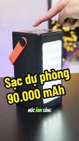 Trả lời @Nguyễn Tú Chi  sạc dự phòng 90.000 mAh cho anh em đi cắm trại nè #chiemtai #xuhuongtiktok #sacduphong #fyp 