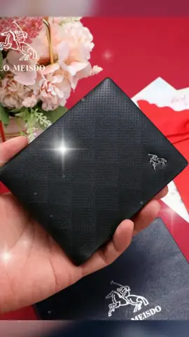 Ví Da Bò Nam Bóp Da Nam Cao Cấp Hàng Hiệu POLO MEISDO (Da Thật Full Hộp Phù Hợp Làm Quà Biếu Tặng Sinh Nhật PL19!#tiktok #trending 