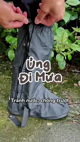 Ủng đi mưa, bọc giày đi mưa cổ cao chống nước bằng nhựa PVC 2 lớp #giadung #giadungtienich #ungdimua #ungdimuabaovegiay #ungdimuacocao #ungdimuabocgiay #ungdimuachongtron #bocgiaydimua 
