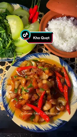 Kho quẹt chấm với rau luộc ăn hổng chừa hột cơm #camona #ancungtiktok #xuhuong 