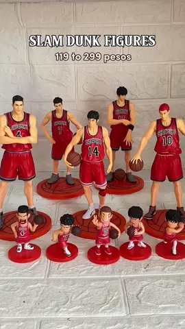 murang slam dunk figures ba hanap mo? ito na!! 119 pesos to 299 pesos only! 🫣✨ what u see is what u will get! #slamdunk #anime #animefigure #fyp #fypシ #trending 