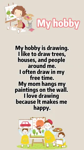 Topic6:My hobby#learnenglish #english #englishstories #learnenglishdaily #dreamenglishstories #dailyenglish #dailystories 