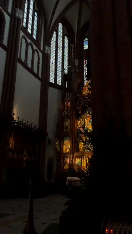 Altar of the Assumption of the Blessed Virgin Mary The main scene shows the sculpture of the Assumption of the Blessed Virgin Mary. The lower level shows the apostles, surprised by the absence of the Mother of God, who has been sleeping until recently. The second level shows Mary rising in the skies and the entire composition is crowned by an image of the Holy Trinity.  At the top are placed symbols of the four Evangelists: Matthew (angel), Luke (ox), John (eagle) and Mark (lion). On the wings of the altarpiece are four scenes from the life of Mary, complementing the main composition. The altarpiece, which is located in the Bialystok basilica, is among the important works of Polish Neo-Gothic. This is probably the last post for this year. In the coming days, I will post a small summary of 2023 and reveal to you the plans for next year.  All the best to you! May God bless you in 2024. #neogotico #blessedvirginmary #holytrinity #sacredart #churchesaroundtheworld #catholicart #artofgod #catholicfaith #catholicblogger #beautyreel #archirecturechurch #sacredspace #catholiclife #visitpoland #new2024