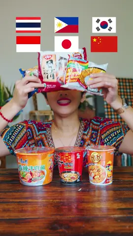 Noodles around the world 🇹🇭🇵🇭🇰🇷🇮🇩🇯🇵🇨🇳 #noodles #LearnOnTikTok #asmr #foodreview #tiktokeats #foodietok #tiktokfood 