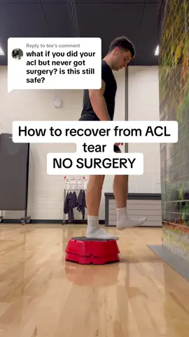 Replying to @tee here’s a video on recovery from ACL tears without surgery and why stepdowns are a great exercise to do! #aclrecovery #aclrehab #acltear #physiotherapy #physicaltherapy #physio #kneepain #kneeinjury #fyp #foryoupage #fypシ 