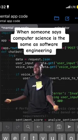 I mean there is a bit of some big difference you know 😂😂😂😂 #computerscience #compsci #Meme #MemeCut #techtok #codewithivan #softwareengineering #softwareengineer #programming #programmingmemes 