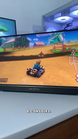 Monitor portátil para Nintendo Switch . . . . . . . . . . . . . #nintendoswitch#arzopa#nintendoswitchforlife#nintendoswitchgames#nintendoswitchonline#nintendoswitchaccessories#nintendoswitchonline#monitorportatil#monitor144hz#nintendoswitchgame#nintendobr#nintendoswitchbrasil