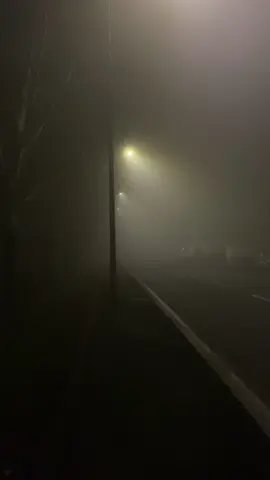 Fog 2.45AM #chil #loneliness #walk #moon #night #fog #fyp 