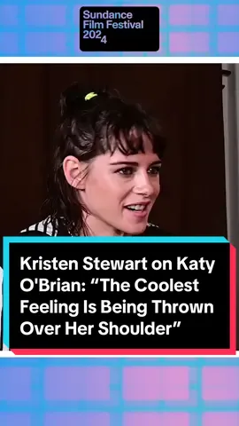 Kristen Stewart on working with Katy O’Brian in LOVE LIES BLEEDING:  “I feel like Lou’s a tough guy and the coolest feeling is being thrown over her shoulder, and a little bit flummoxed ... We were both just very much plunged off a cliff into a dark, weird, deep water. There was never a point where we were pushing each other under ... It was so hard. It was really fun though, and that was definitely because of this weird alchemical thing that was going on between the three of us.” Catch our full chat from the Collider interview studio at #Sundance brought to you by @Filmio_Official on Collider.com now! #loveliesbleeding #kristenstewart #katyobrian #a24 #actor #acting #interview #roseglass #horror #horrortok #movies #movietok #sundance #sundancefilmfestival 