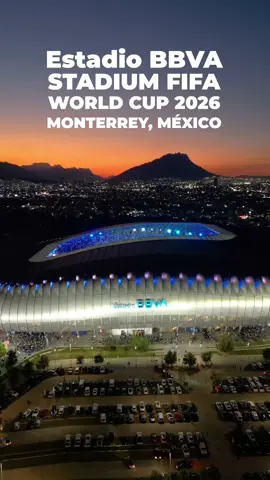 The BBVA Stadium is one of the venues for the 2026 FIFA World Cup, it is located in the Metropolitan Area of ​​Monterrey, Nuevo León, Mexico. The dome structure is mainly made of aluminum and is prepared to receive 51,000 spectators El Estadio BBVA es una de las sedes de la Copa Mundial de la FIFA 2026, está ubicado en la Zona Metropolitana de Monterrey, Nuevo León, México. La estructura del domo se compone principalmente de aluminio y está preparada para recibir a 51.000 espectadores. #Monterrey #FIFAWorldCup2026 #Stadium #Fifa2026 #CFM #BBVA 