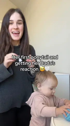She is too cute!!!! #husband #wife #reaction #family 