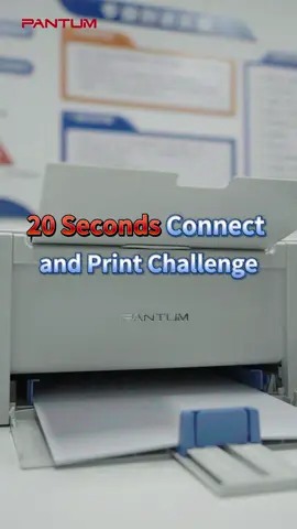 #Pantum 20 Seconds Connect and Print Challenge.