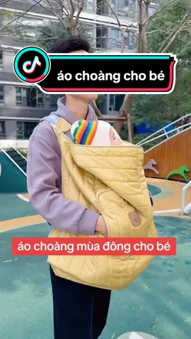 áo choàng ngoài, choàng cả xe đẩy cho bé#reviewmevabe #chamcon #nuoicon #baby #xuhuong #mevabe #yeucon #mebimsua 