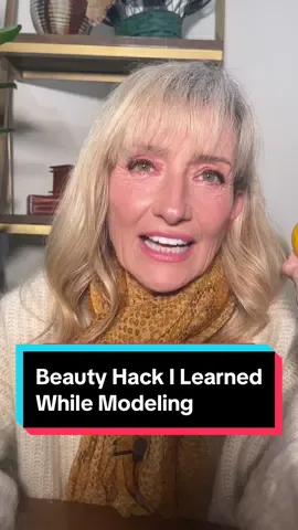 This secret beauty hack I uncovered during my modeling days way back when! 🫶 #over50beauty #beautysecrets #beautyhacksskincare #antiaginghack #beautymodel #beautyhack 