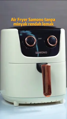 Samono Air Fryer dengan kapasitas 4L / 650 watt, memasak tanpa minyak sehingga rendah lemak, dilengkapi dengan pengontrolan Suhu dan Waktu dan Fitur Mati Otomatis Yuk di CO 🤗 #samonoindonesia #belilokaltiktok #balanjaditiktoklagi #fyp #airfryer 