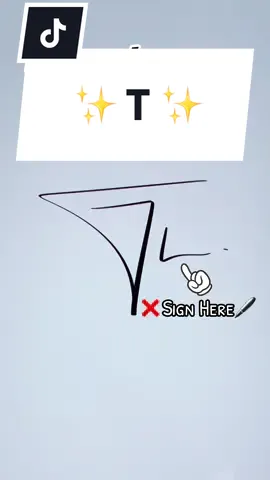 Replying to @天语 :D Signature Ideas for Letter “T” Names #t #name #letras #lettering #art #handwriting 