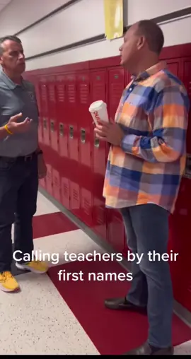 Calling teachers by their first name (via grant) #calling #teachers #firstname #teachertiktok #teacherlife #teachers #funnyvideos #viral 