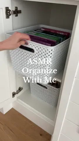 ASMR Organize with me! Decluttering is how I relieve stress but it also makes our home more manageable and easier to take care of. Using the bins from Costco but they also have them at Dollarama.  • #asmr #asmrcommunity #asmrsounds #organization #organizeyourlife #declutter #storagesolutions #storagebins #organizewithme #costcofinds 