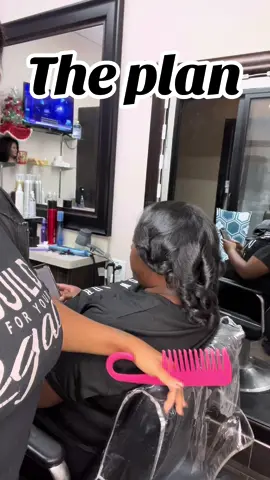Being consistent and seeing progress will keep you on the right track. #hairstyle #silkpress #houstonsilkpress #springtxhairstylist #houstonhairstylist #healthyhairjourney 