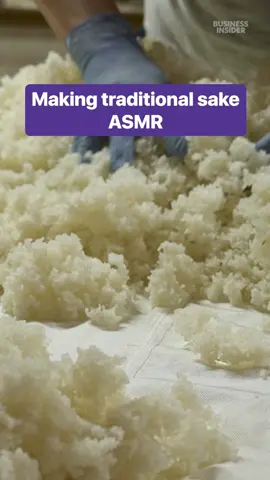The sights and sounds of making traditional Japanese sake. #ASMR #sake #japanese 