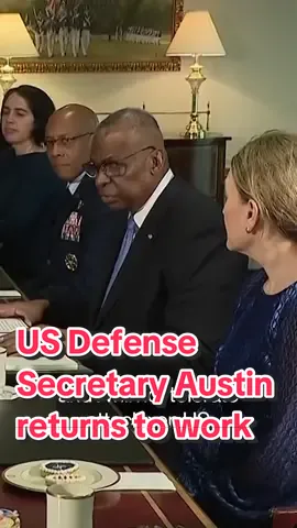 #US #Defense Secretary Lloyd Austin returned to work at the #Pentagon for the first time in almost a month, as he continues to recover from complications linked to prostate-cancer surgery that left him hospitalized for two weeks and provoked a furor over delays in declaring his illness. He returns to the office a day after the #Biden administration announced that Iran-backed militants killed three American troops and wounded many more in a drone strike in #Jordan — #worldnews #news #politics #geopolitics #Iran
