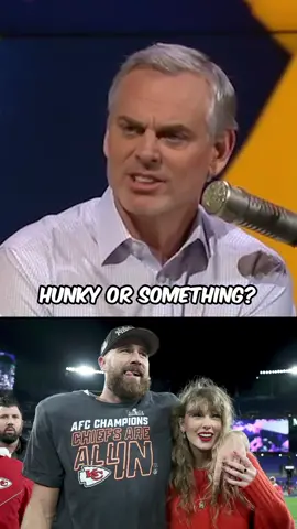 Isn't he a little hunky? #TravisKelce #TaylorSwift #Chiefs