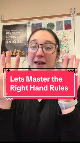 Mastering the right hand rule! 🌐✋ #APPhysics2 #MasteringPhysics #app2letsreview #Science #highschoolscience #apclass #teacherlife 
