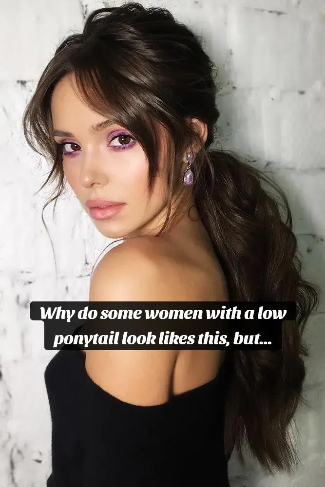 Why though? 😭 Low ponytails make me feel like a founding father  #WomenOfTikTok #hairtok #hairstyle 