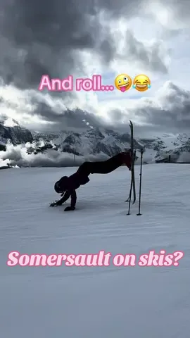 Let us teach you how to somersault on skis…properly🤪