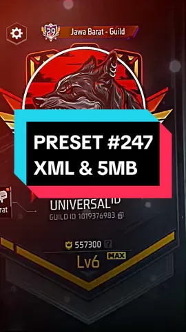 open member cabang 2 [ PRESET #247 ] #fypシ #presetdibawah5mb #presetxml #presetff #free_fire #openmemberguildff #ant19 @Ant 19🥀 