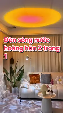 Đèn sóng nước hoàng hôn 2 in 1 decor phòng cực chill #densongnuochoanghon #denhoanghon #denhoanghon16mau #dendecor #dentrangtriphong 
