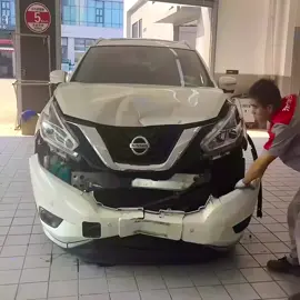 Nissan MURANO Front End Collision Repair#mechanical #car #renew #repair #restoration #carrepair 
