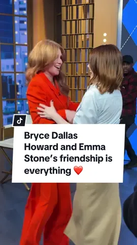 When you see your bestie from across the room 👀 Emma Stone running to hug Bryce Dallas Howard is EVERYTHING 😂❤️ #EmmaStone #BryceDallasHoward 