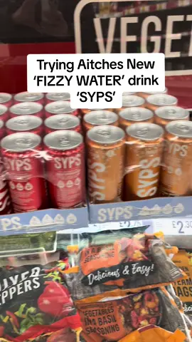 Trying @Aitch New Fizzy Water drink ‘SYPS’ from @IcelandFoods #aitch #fizzydrink #fizzywater #sparklingwater #flavouredwater #straberry #peach #lemonandlime #refreshing #drink #hydrate #hydration #h20 #icelandfood #icelandfoods #newdrink 