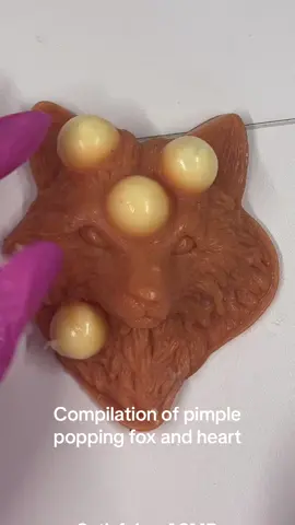 Compilation of fox and heart pimples pops #CapCut #asmr #fypシ゚viral🖤tiktok #mochipimplepopping #viralvideo #fypシ #pimplepoppin #skincare #wolf #fox #heart 