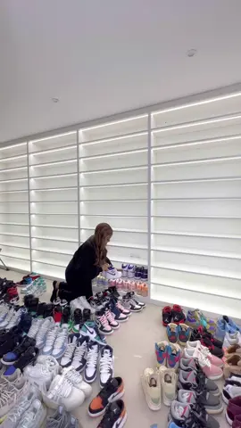 Sneaker wall organisation ✨ Of course I needed another edit of the satisfying part! 👟 #sneakerroom #sneakerwall #sneakerhead 