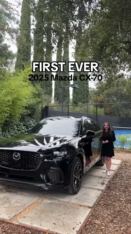 First ever 2025 Mazda CX-70! #mazda #mazdacx70 #suv #luxurysuv #carinteriors #redleather 